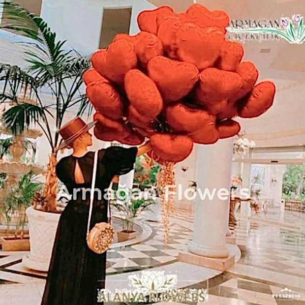  Alanya Blumen - 25 Heart Balloons 