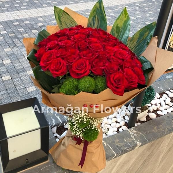  Alanya çiçek gönder - 45 Kırmızı Güller