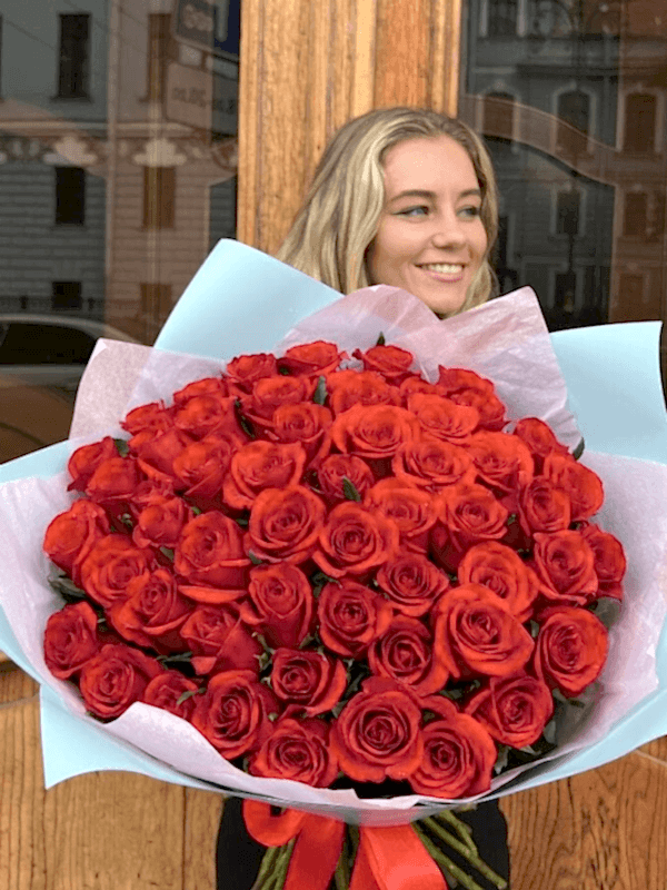  Alanya aynı gün çiçek - 45 Gül Buketi