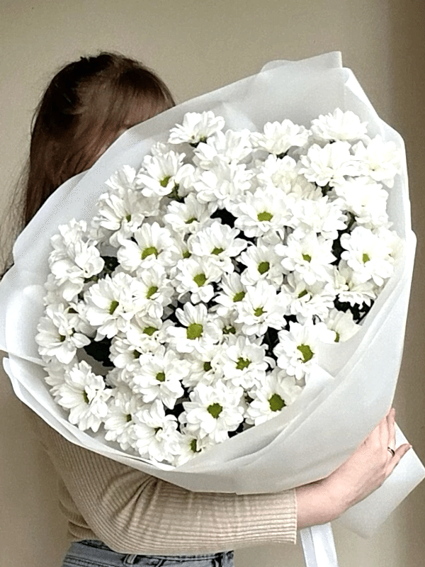  - White Krizantem Bouquet 