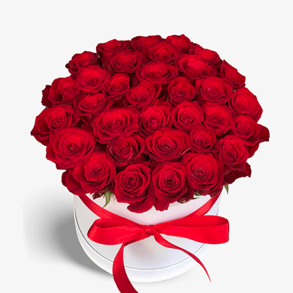 Alanya Florist - 35 Red Roses in Box 