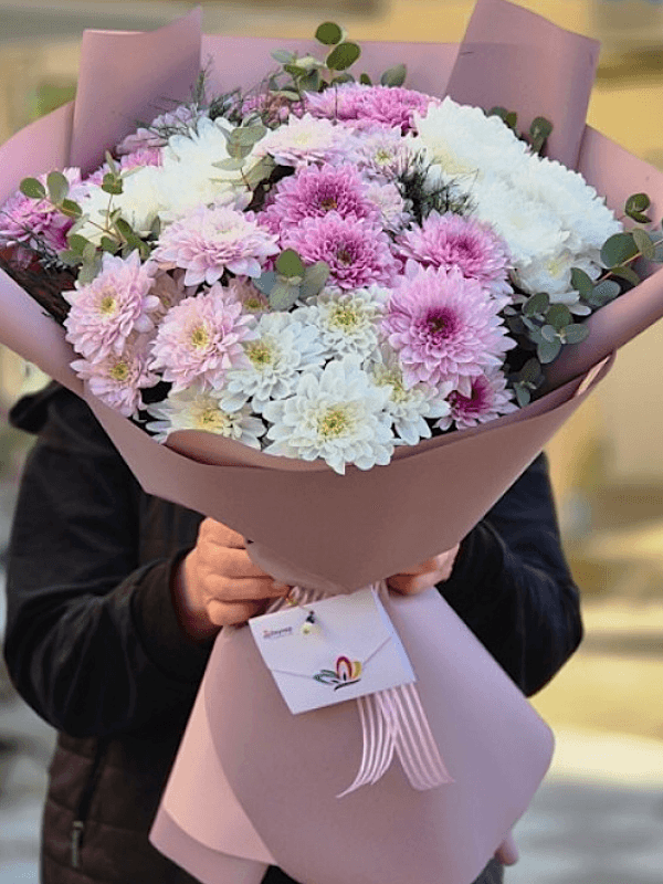  Купить цветы Алания - Mix Kasımpatı Buketi