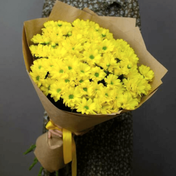 Alanya çiçekçi - Sarı Papatya Buketi