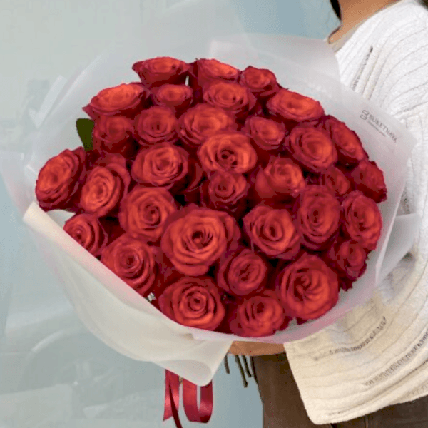 Alanya çiçekçi - 35 Rodos Gül Buketi