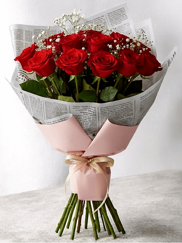 Alanya çiçekçi - 11 Kırmızı Gül Buket