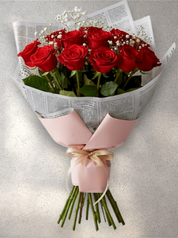  Alanya aynı gün çiçek - 11 Kırmızı Gül Buket