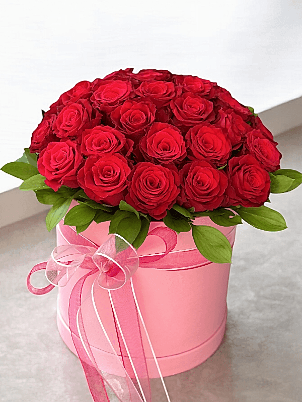  Armağan Çiçekçilik Alanya - Kutuda 25 Kırmızı Güller