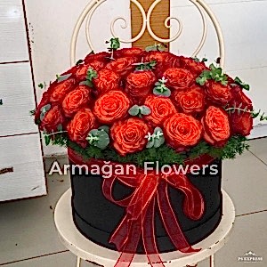  Alanya çiçek gönder - Kutu içinde 41 Kırmızı Gül