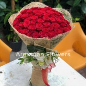 Alanya çiçekçi - 41 kırmızı gül Buketi