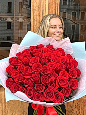  Alanya aynı gün çiçek - 45 Gül Buketi