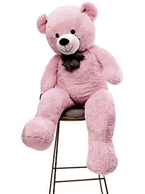  Armağan Çiçekçilik Alanya - 150 cm Dev Peluş Ayı Pembe