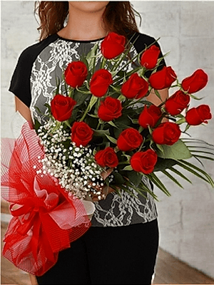  Alanya online çiçek - 19 Kırmızı Güller Buket