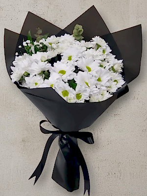 Alanya çiçekçi - Beyaz Papatya Demeti