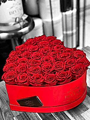  Alanya online çiçek - Kalp Kutuda 51 Güller